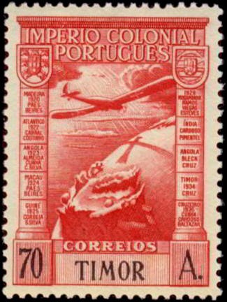 A stamp of Timor